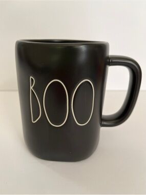 New Rae Dunn Boo Black and White Mug